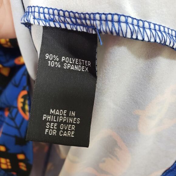 Amy Byer NWT Halloween dress with haunted house, bat, spiderweb girls size large - Picture 5 of 7